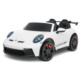 JOKO Elektrické Autíčko Porsche 911 GT 3 4x200W 24V, penové kolesá, kožené sedadlo, Nosnosť 50kg, biele