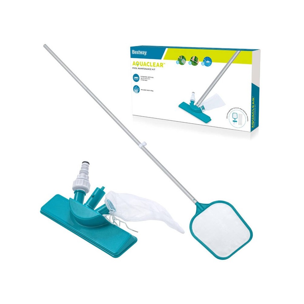 Bestway 58013 Príslušenstvo k bazénu - Sada na čistenie bazénov, vysávač + sieť