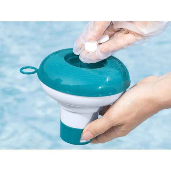 BESTWAY 58210 Dávkovač Chemikálií Chlóru pre bazén, Plavák Dispenser Chémie