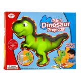 JOKO Detský projektor Dinosarus T-REX + fixy, zelený