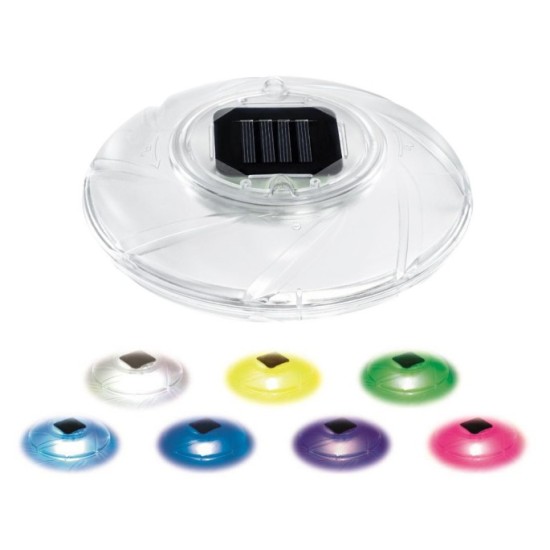 Bestway 58111 Solárna LED lampa do bazéna, plávajúca 18cm