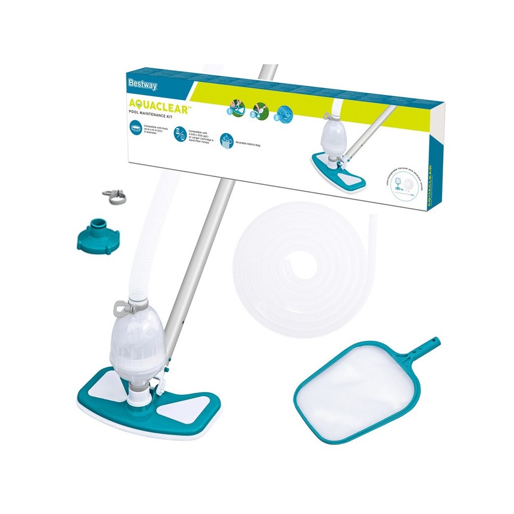 Bestway 58234 AquaClean Vysávač, Sada na čistenie bazéna