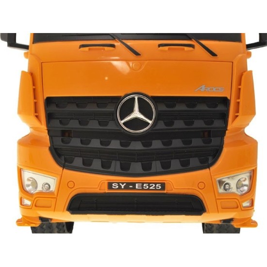 JOKO Mercedes-Benz Nákladné auto 36cm, vyklápačka na diaľkové ovládanie, žlté