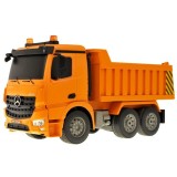 JOKO Mercedes-Benz Nákladné auto 36cm, vyklápačka na diaľkové ovládanie, žlté