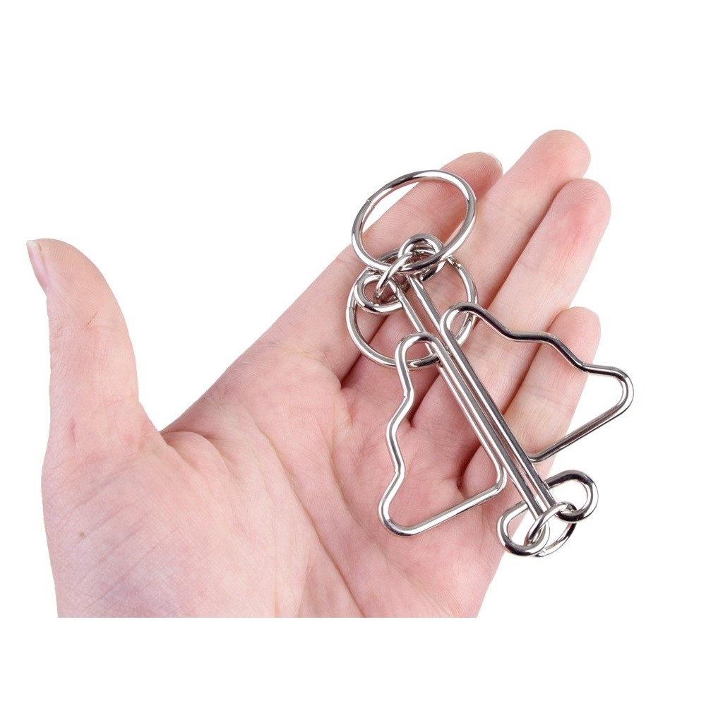 JOKO Sada Hlavolamov Kaisiqi 4 KOVOVÉ puzzle