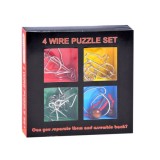 JOKO Sada Hlavolamov Kaisiqi 4 KOVOVÉ puzzle