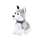 JOKO Interaktívny psík na batérie na dotyk, Husky, sivý