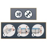 Bestway 56408 Bazén s kovovou konštrukciou Steel Pro MAX 305x76cm + filtračné čerpadlo