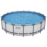 BESTWAY 56462 Bazén s kovovou konštrukciou  STEEL-PRO MAX 7v1 549 cm x 122 cm s filtračným čerpadlom + plachta a rebrík