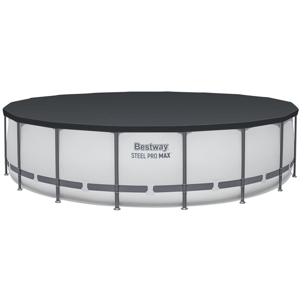 BESTWAY 56462 Bazén s kovovou konštrukciou  STEEL-PRO MAX 7v1 549 cm x 122 cm s filtračným čerpadlom + plachta a rebrík