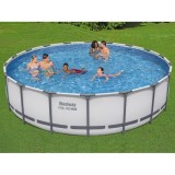 BESTWAY 56462 Bazén s kovovou konštrukciou  STEEL-PRO MAX 7v1 549 cm x 122 cm s filtračným čerpadlom + plachta a rebrík