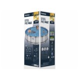 BESTWAY 56462 Bazén s kovovou konštrukciou  STEEL-PRO MAX 7v1 549 cm x 122 cm s filtračným čerpadlom + plachta a rebrík