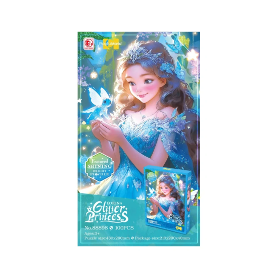 JOKO Trblietavé Puzzle Modrá Víla 100ks 