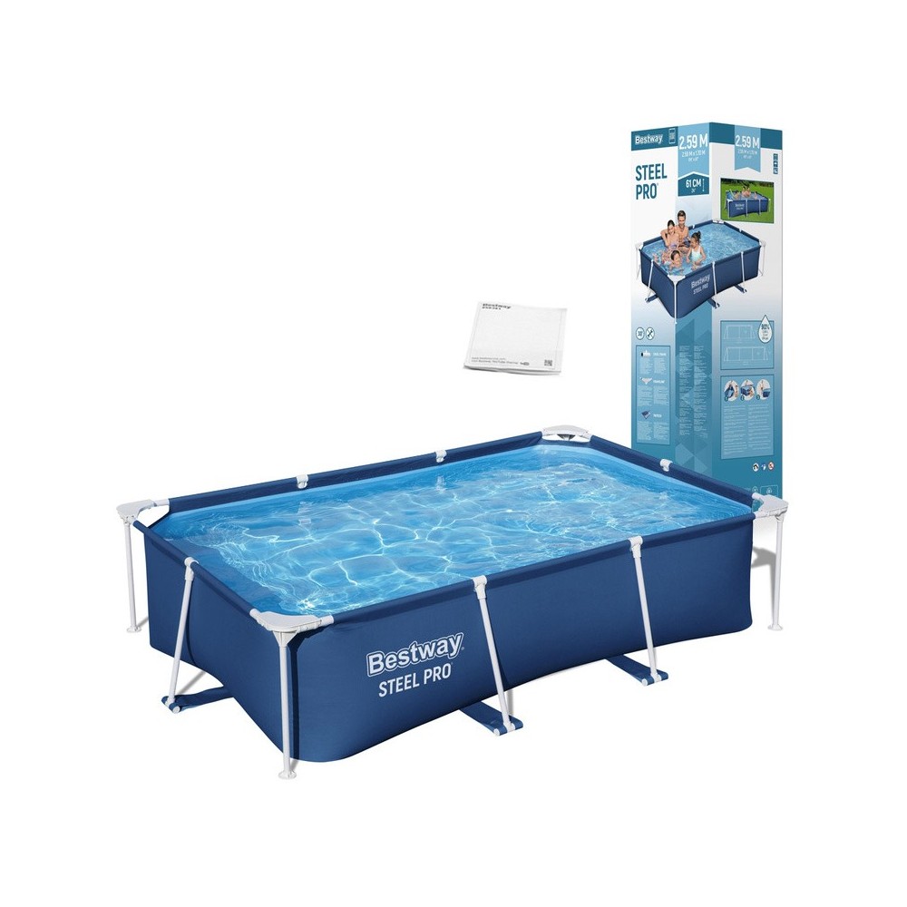 Bestway 56403 Bazén Steel Pro Prame Deluxe JR. 259cm x 170cm x 61cm