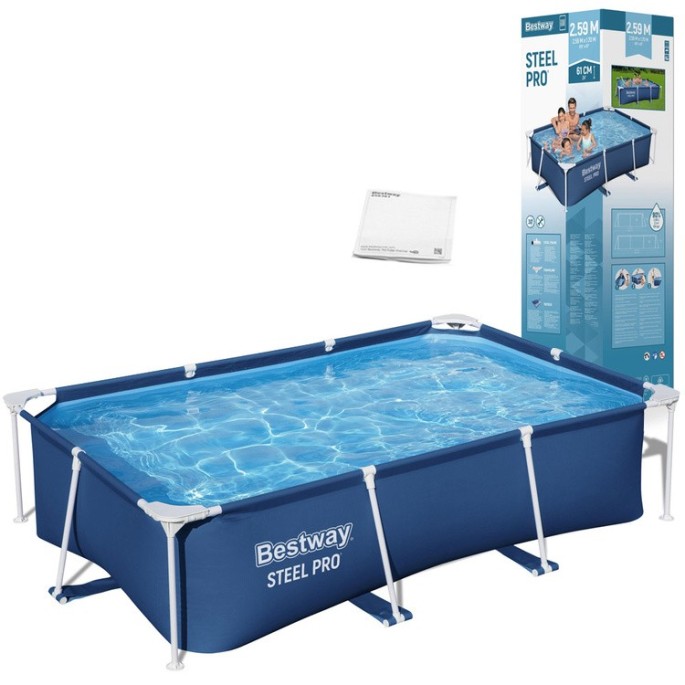 Bestway 56403 Bazén Steel Pro Prame Deluxe JR. 259cm x 170cm x 61cm