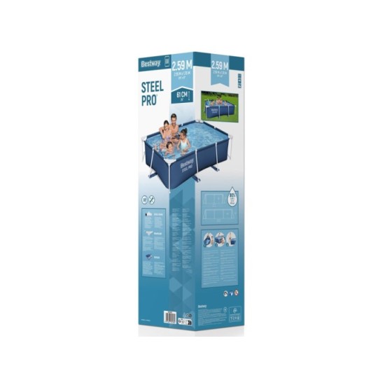 Bestway 56403 Bazén Steel Pro Prame Deluxe JR. 259cm x 170cm x 61cm