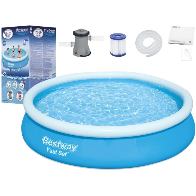 Bestway 57274 Samonosný bazén 366 x 76 cm s filtračným čerpadlom