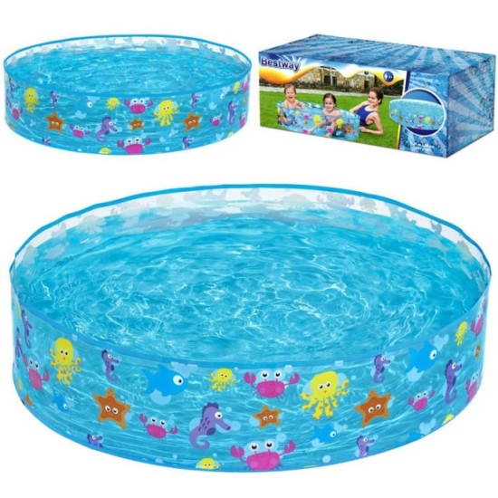 Bestway 55028 Samorozkladací Detský bazén  122 cm x 25 cm