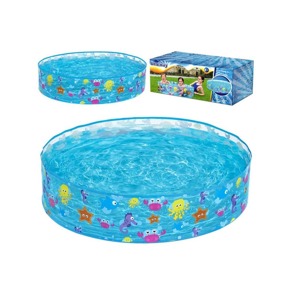 Bestway 55028 Samorozkladací Detský bazén  122 cm x 25 cm