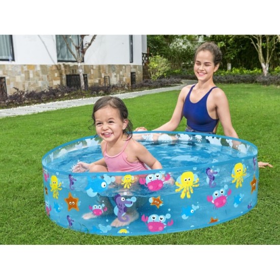 Bestway 55028 Samorozkladací Detský bazén  122 cm x 25 cm