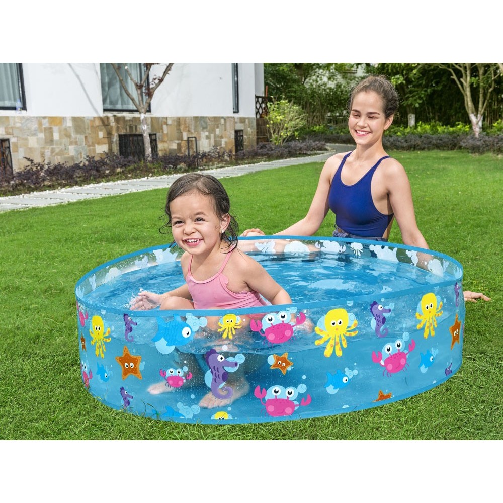 Bestway 55028 Samorozkladací Detský bazén  122 cm x 25 cm