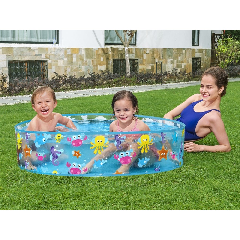 Bestway 55028 Samorozkladací Detský bazén  122 cm x 25 cm