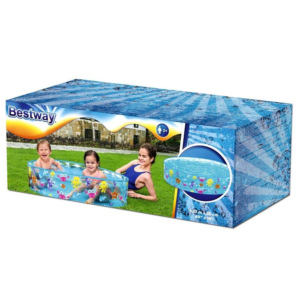Bestway 55028 Samorozkladací Detský bazén  122 cm x 25 cm