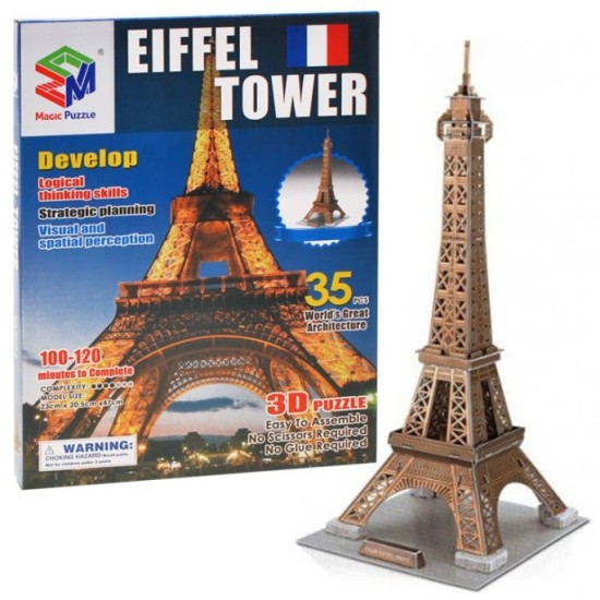 JOKO 3D Puzzle Eiffelova veža 47 cm