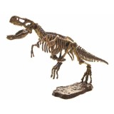 JOKO 3D Sada Vykopávky na vykopávanie kostry Dinosaura Tyrannosaura T-REX, skelet s kladivkom, malý paleontológ