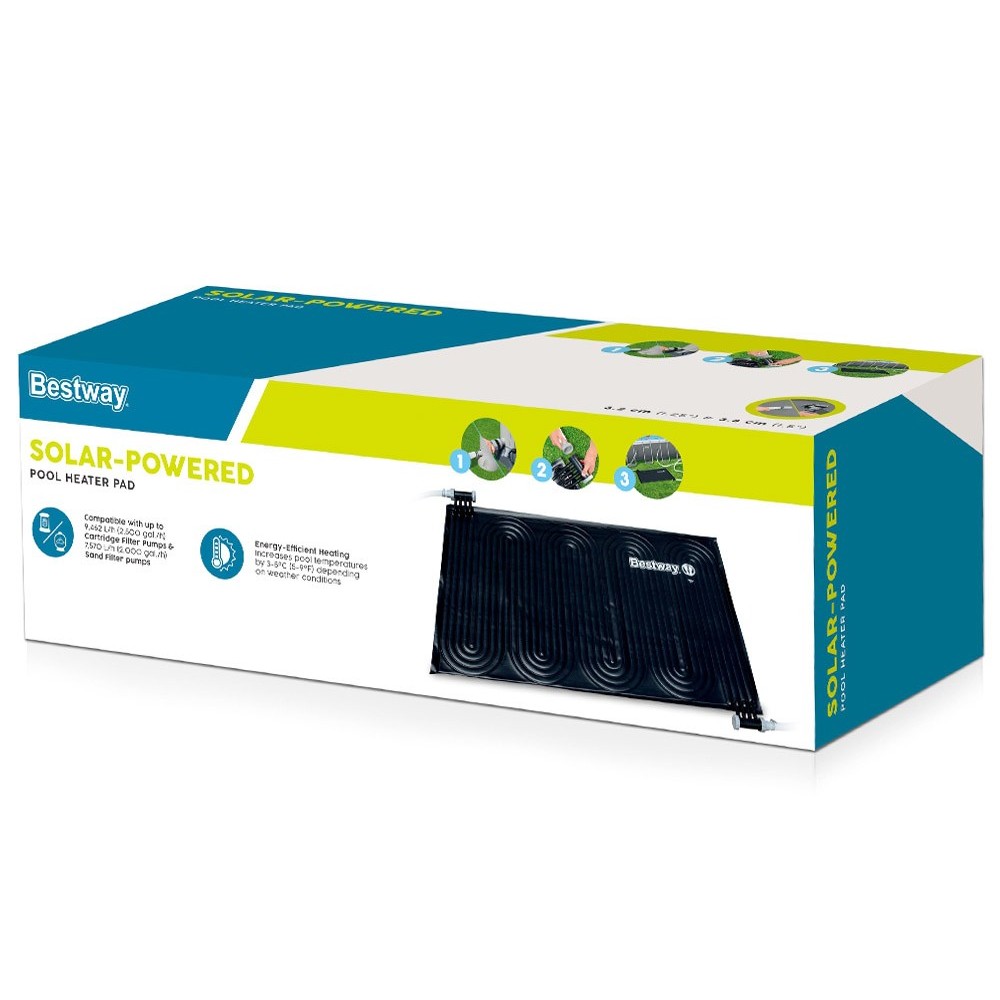 BESTWAY 58423 Solárny Panel na Ohrev vody, ohrievač vody do bazéna 171 cm x 110 cm