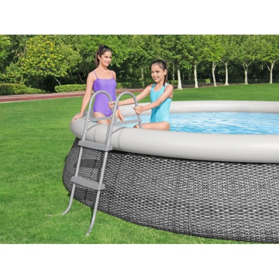 Bestway Kovový Rebrík 84cm do bazéna