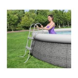 Bestway Kovový Rebrík 84cm do bazéna