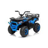 JOKO Elektrická Štvorkolka ATV Robust 4x4, FM rádio, penové kolesá, kožené sedadlo, Diaľkové ovládanie, modrá
