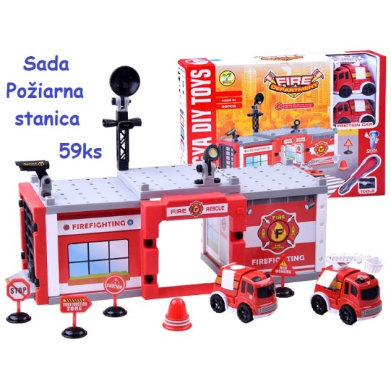 JOKO Požiarna stanica Hasiči sada 59ks