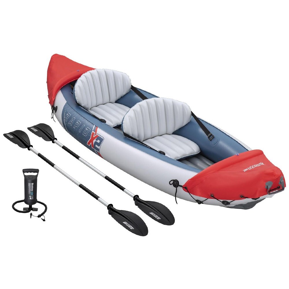Bestway 65077 Nafukovací Kajak LITE-RAPID X2 321cm, pre 2 osoby + 2 hliníkové veslá Nafukovací Kajak LITE-RAPID X2 pre 2 osoby