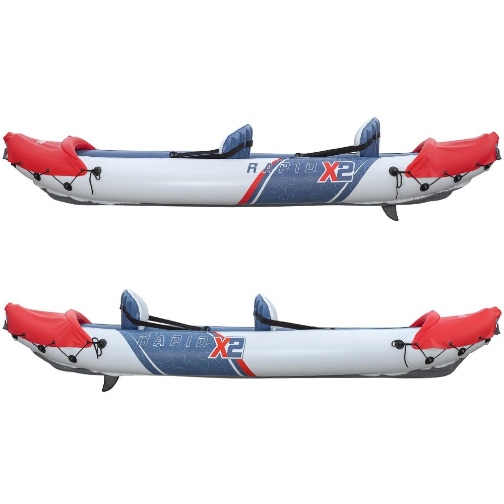 Bestway 65077 Nafukovací Kajak LITE-RAPID X2 321cm, pre 2 osoby + 2 hliníkové veslá Nafukovací Kajak LITE-RAPID X2 pre 2 osoby