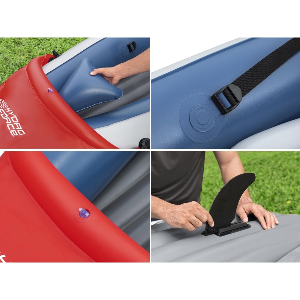 Bestway 65077 Nafukovací Kajak LITE-RAPID X2 321cm, pre 2 osoby + 2 hliníkové veslá Nafukovací Kajak LITE-RAPID X2 pre 2 osoby