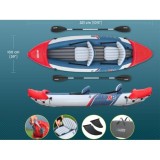 Bestway 65077 Nafukovací Kajak LITE-RAPID X2 321cm, pre 2 osoby + 2 hliníkové veslá Nafukovací Kajak LITE-RAPID X2 pre 2 osoby