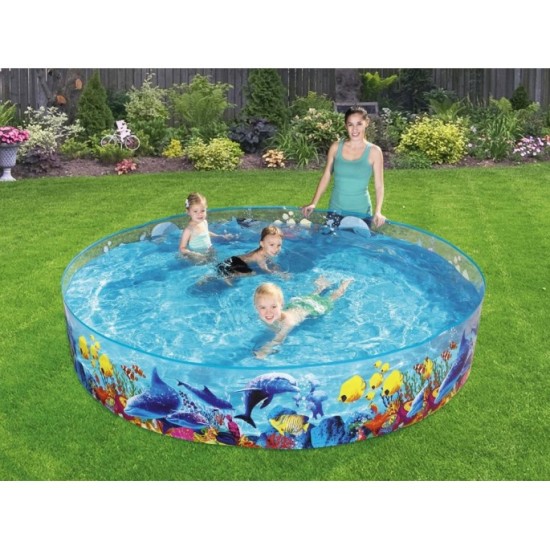 Bestway Samorozkladací Detský bazén 244x46cm 55031