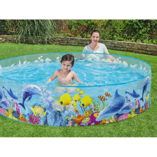 Bestway Samorozkladací Detský bazén 244x46cm 55031