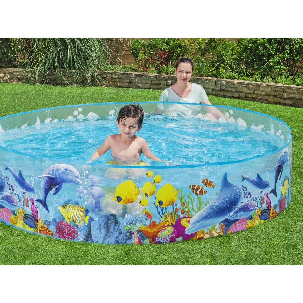 Bestway Samorozkladací Detský bazén 244x46cm 55031