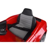 JOKO Elektrické autíčko Mustang GT, penové kolesá, kožené sedadlo, USB, MP3, červené