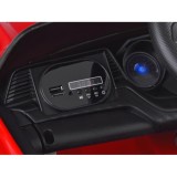 JOKO Elektrické autíčko Mustang GT, penové kolesá, kožené sedadlo, USB, MP3, červené