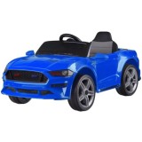 JOKO Elektrické autíčko Mustang GT, penové kolesá, kožené sedadlo, USB, MP3, modré