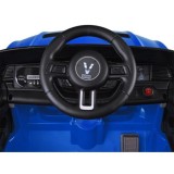 JOKO Elektrické autíčko Mustang GT, penové kolesá, kožené sedadlo, USB, MP3, modré