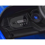 JOKO Elektrické autíčko Mustang GT, penové kolesá, kožené sedadlo, USB, MP3, modré