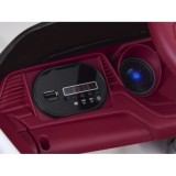 JOKO Elektrické autíčko Mustang GT, penové kolesá, kožené sedadlo, USB, MP3, biele