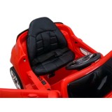 JOKO Elektrické autíčko SPORT, FM rádio, Kožené sedadlo, Penové kolesá, Odpružené, Efekt hojdania, biele