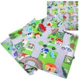 JOKO Veľké Penové puzzle mesto s cestami a ulicami 1,2m x 1,2m
