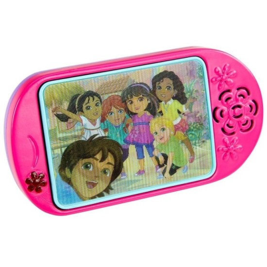 Fisher Price Detský mobil, smarfón Dora na batérie, ružový